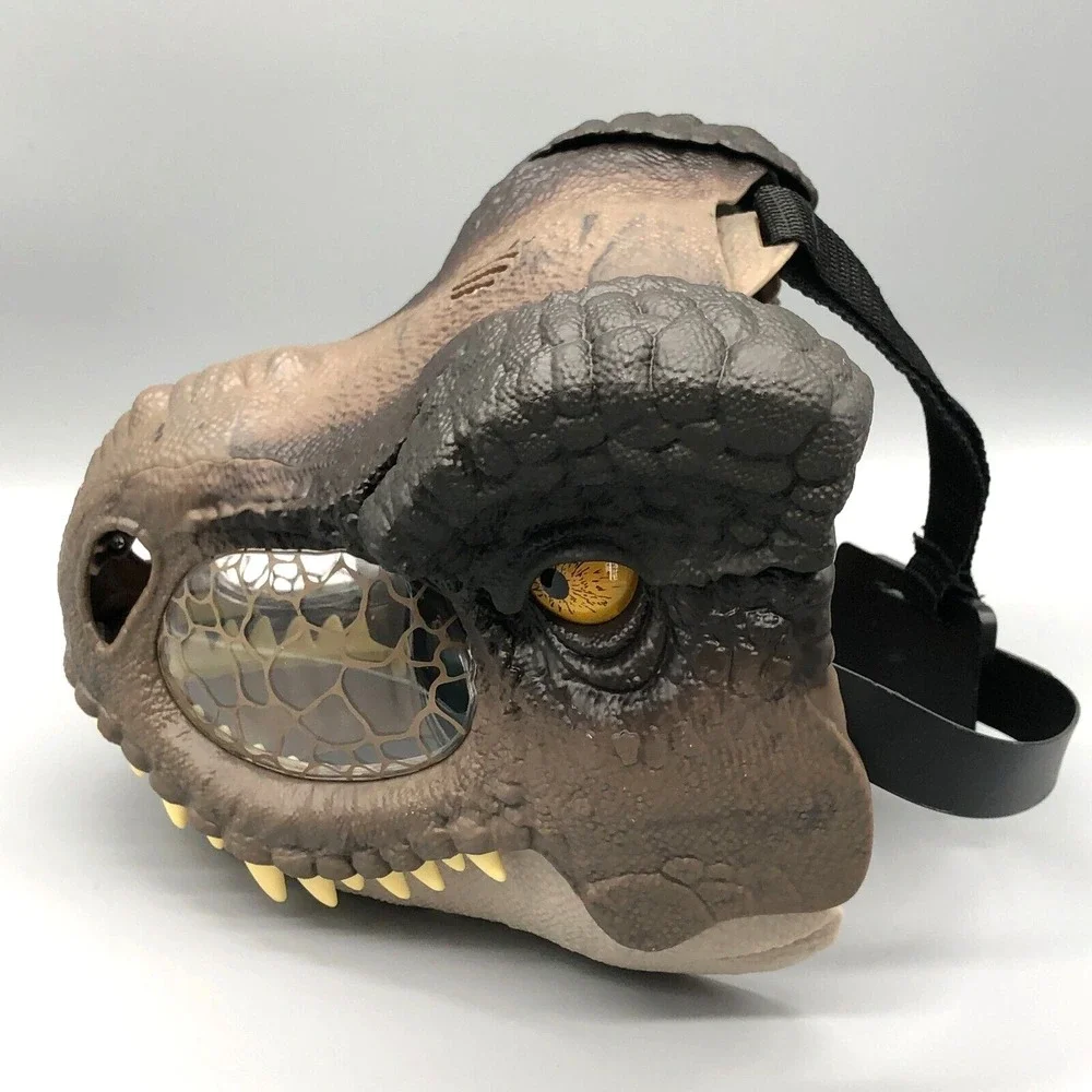 Jurassic World Chomp N Roar Tyrannosaurus Rex Mask‎ Toy Dinosaur Dominion Mattel